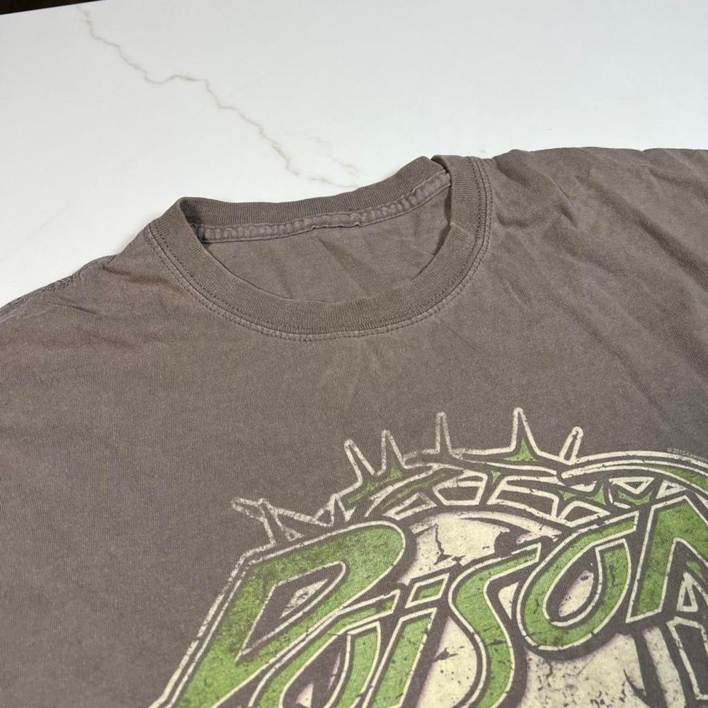 Vintage 00s distressed poison graphic band tee shirt - Picture 3 of 5